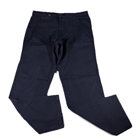 Prana Other - Vintage prAna Men's Black Canvas Pants Cotton Hiking Made in USA Size XL